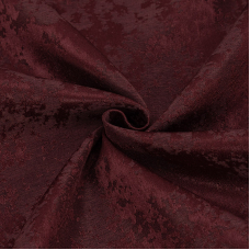 Портьерная ткань на отрез 150 см Мрамор 18 цвет бордовый