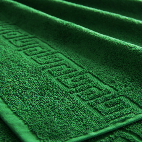 Полотенце махровое Туркменистан 70/135 см цвет Зеленый