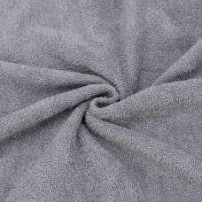 Ткань на отрез махровое полотно 150 см 390 гр/м2 цвет серый