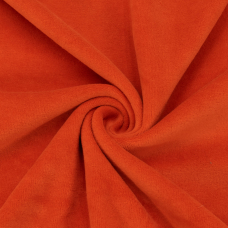 Ткань на отрез велюр цвет оранжевый