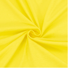 Ткань на отрез кулирка №236 цвет желтый