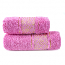 Полотенце махровое Bangle ПЛ-1801-02924 70/120 см  цвет розовый