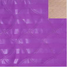 Ультрастеп 220 +/- 10 см цвет фиолетовый страйп-бежевый на отрез