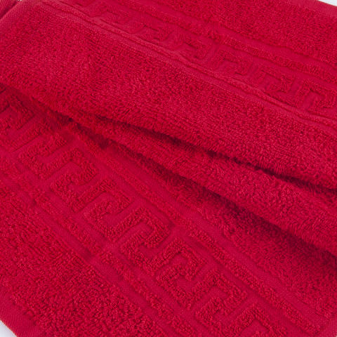 Полотенце махровое 50/90 см цвет 109 красный