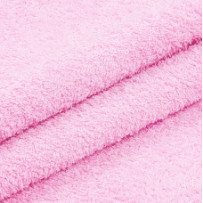 Махровая ткань 150 см 365гр/м2 цвет 101 Светло-розовый