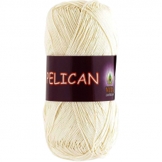 Pelican 3993 100% хлопок двойной мерсеризации 50гр 330м (Индия) цвет молочный