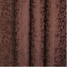 Маломеры портьерная ткань 150 см 100/2С цвет 9 коричневый 2,4 м