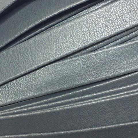 Шнур декоративный кожзам 10мм серый 2148 уп 10 м