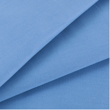 Ткань на отрез сатин гладкокрашеный 245 см 15-3920 цвет голубой
