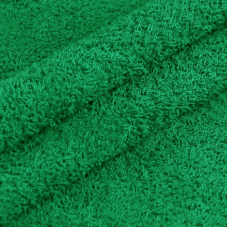 Ткань на отрез махровое полотно 220 см 430 гр/м2 цвет зеленый