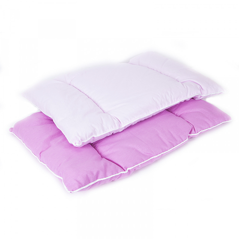 Подушка для новорожденных 40/60 цвет розовый