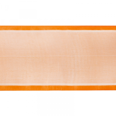 Лента для бантов ширина 80 мм (25 м) цвет оранжевый