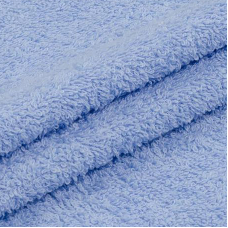 Ткань на отрез махровое полотно 220 см 430 гр/м2 цвет голубой