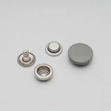 Кнопка установочная декоративная 15мм серый D766 10 шт