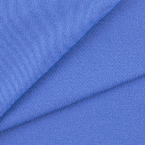 Мерный лоскут кулирка гладкокрашеная 9961 цвет синий 81/98х2 см