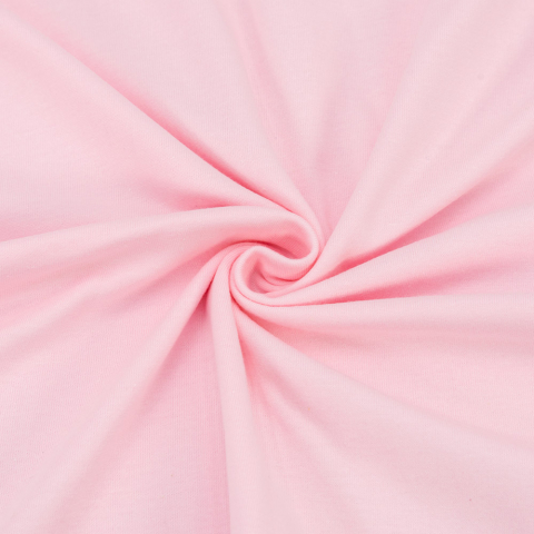 Ткань на отрез кулирка гладкокрашеная М-2003 цвет розовый