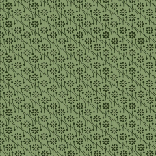 Ткань на отрез сатин набивной 80 см 5623/3 Ним цвет зеленый