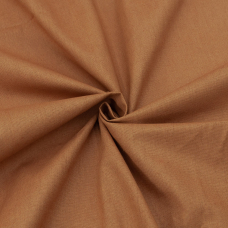 Ткань на отрез полулен 220 см 840 цвет коричневый