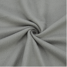 Ткань на отрез флис 180 гр цвет Светло-серый (двусторонний)